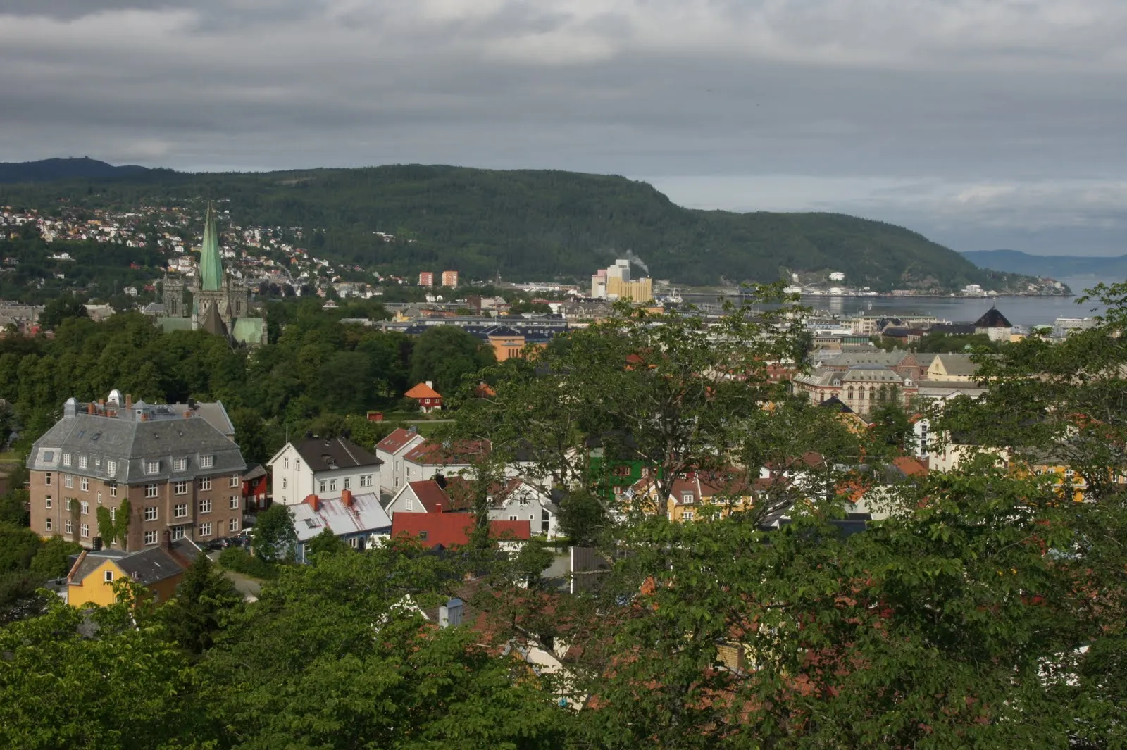 View from Kristiansten festning