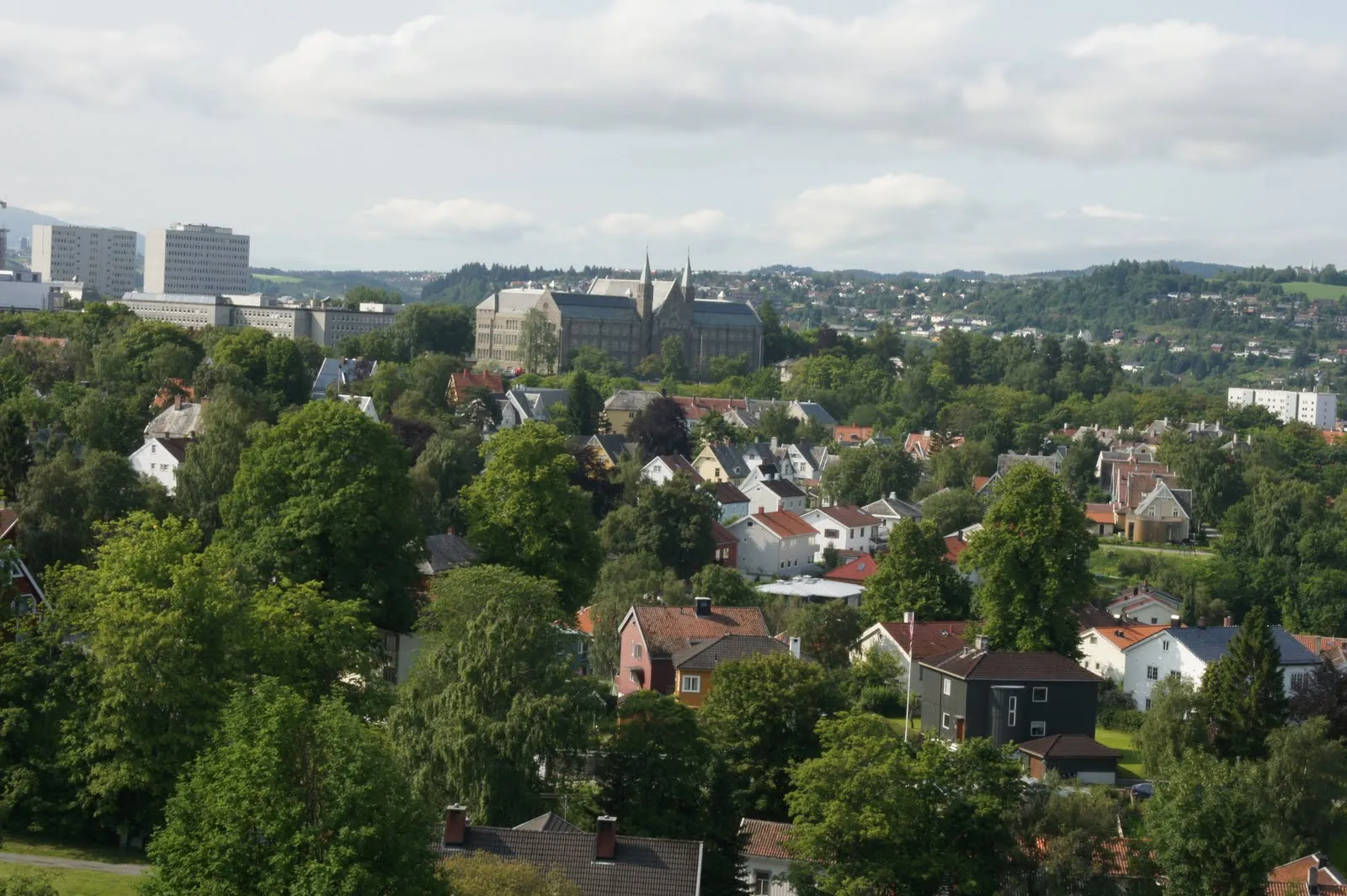View from Kristiansten festning