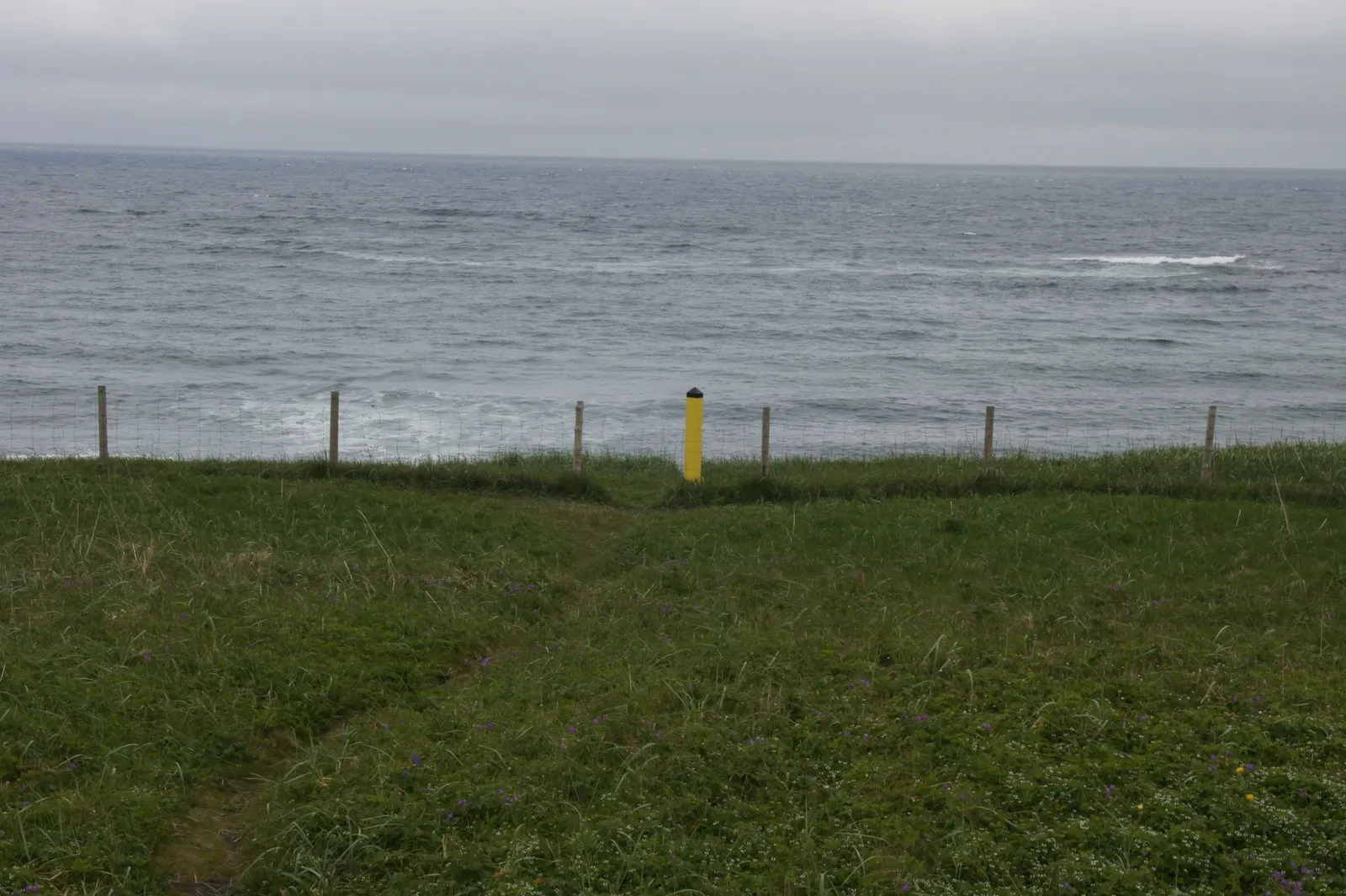 Border between Norway and Russia in Grense Jakobselv, 7.7