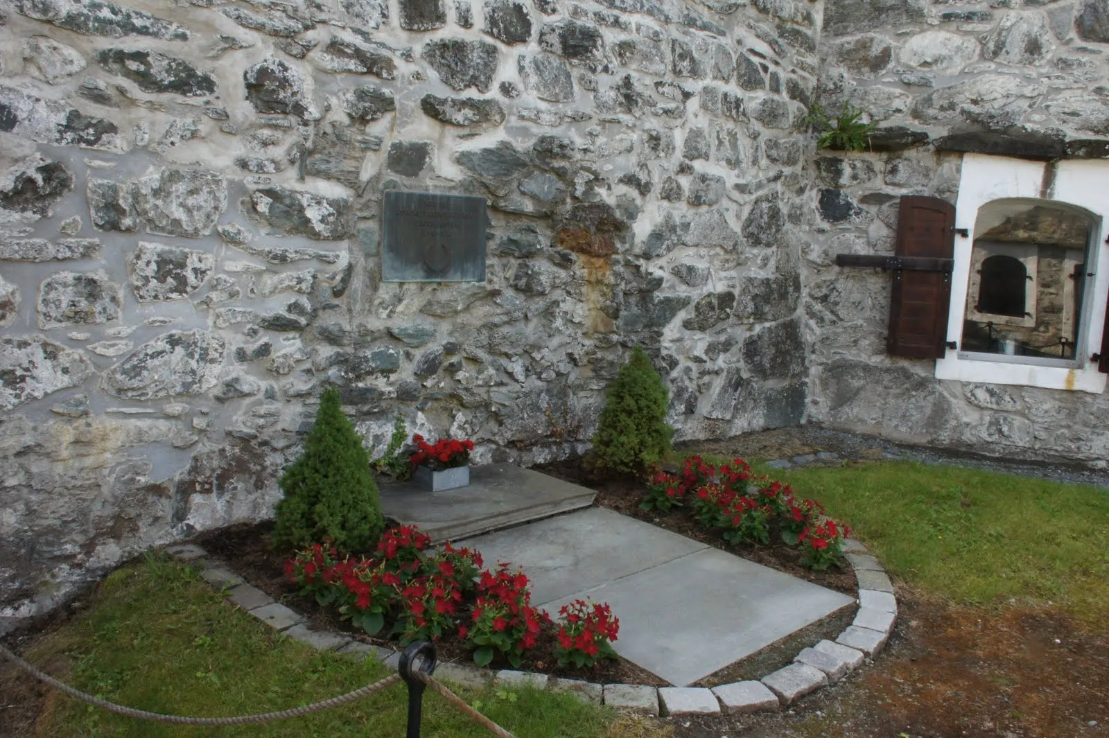 Kristiansten festning. Nazi killed many Norwegian against that wall.