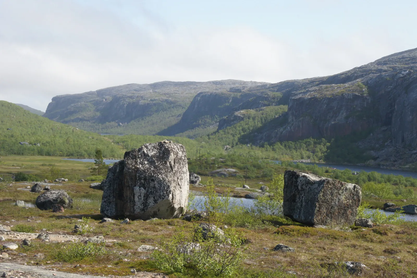 On the road from Grense Jakobselv back to Kirnekes, 7.7