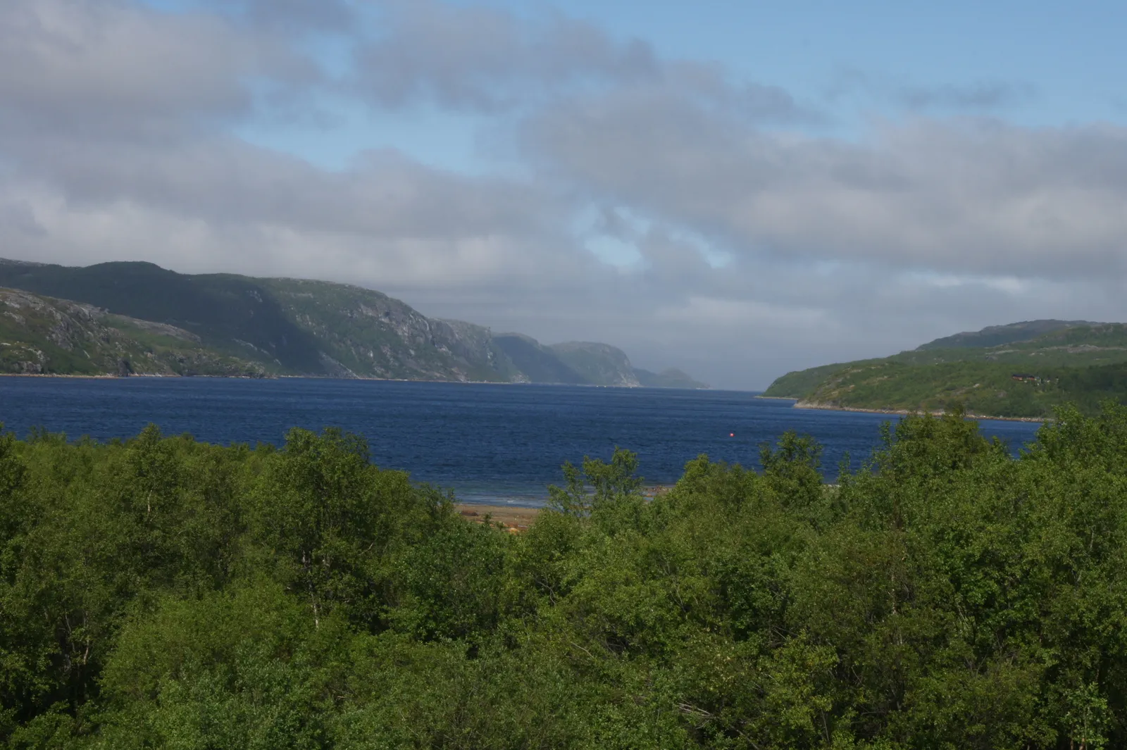 On the road from Grense Jakobselv back to Kirnekes, 7.7