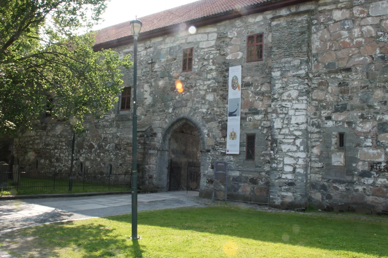 Bishop's palace. Because they didn't really care about temporal power, right?