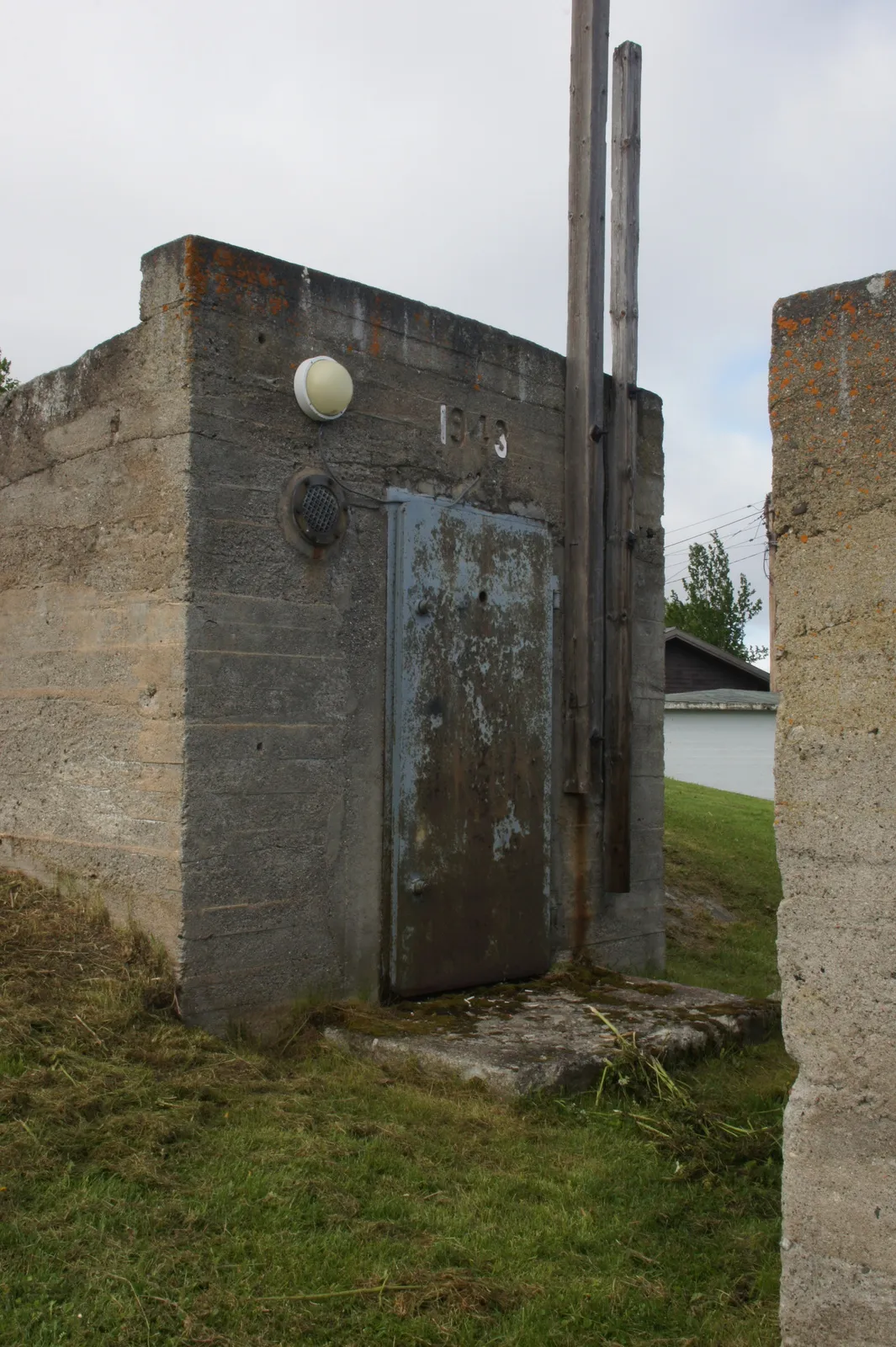 Entrance to WW2 bomb shelter, Kirkenes, 7.7