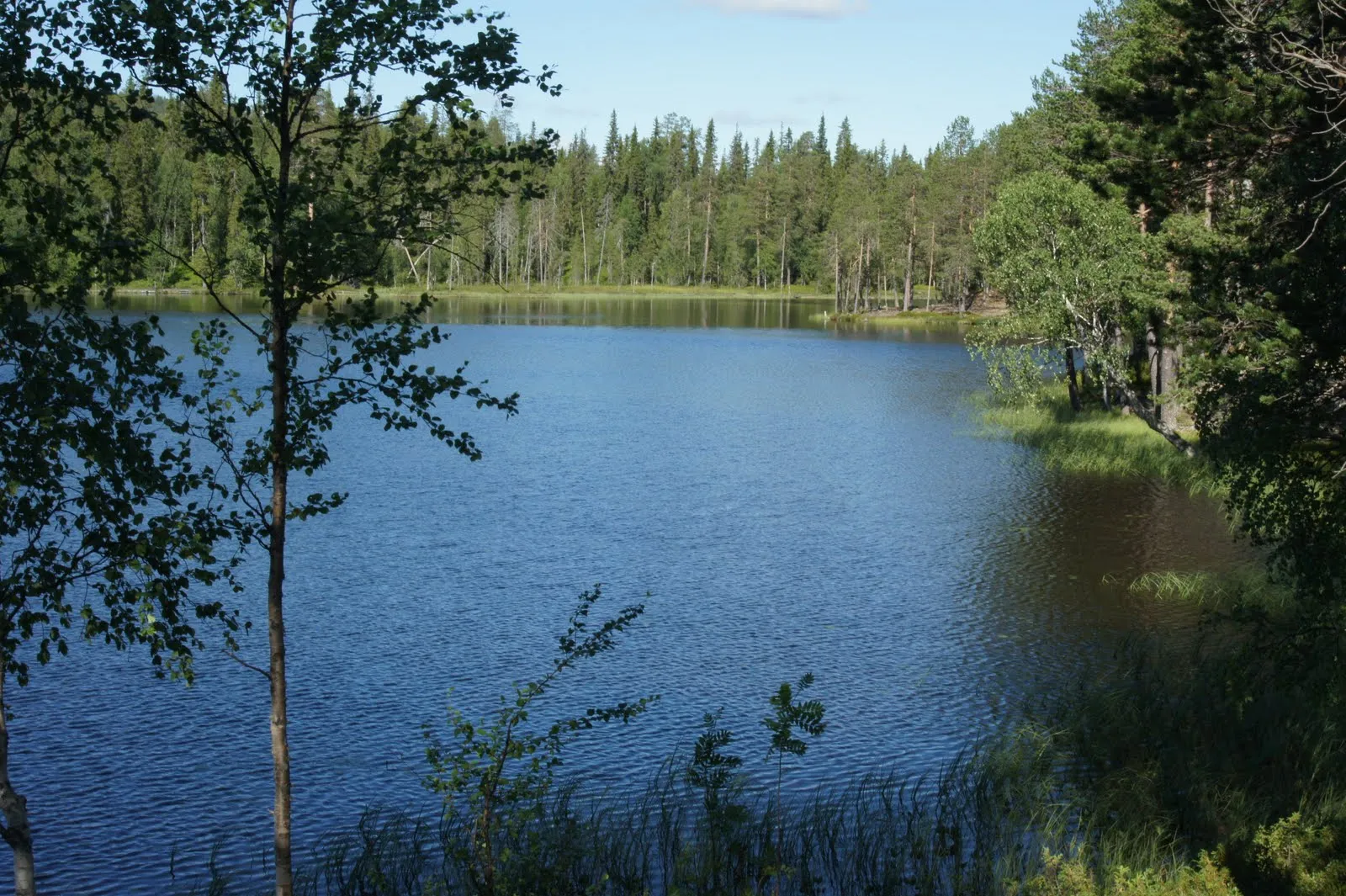 Ahvenlampi lake
