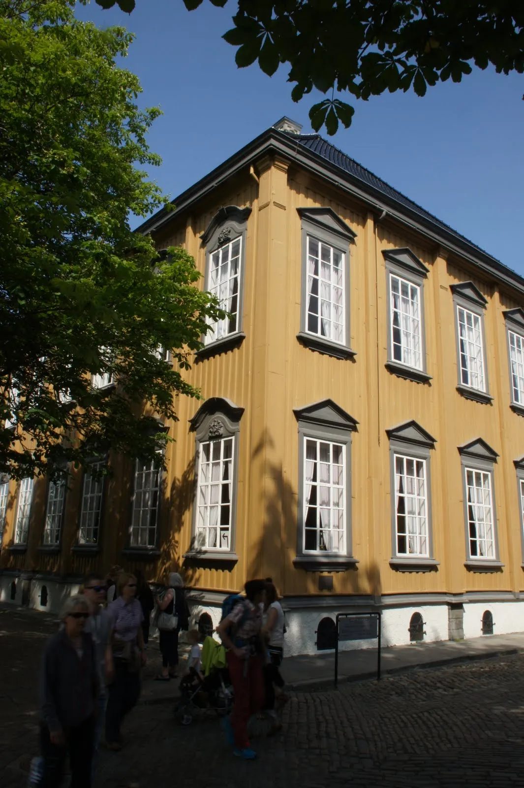 Stiftsgården, king's residence in Trondheim. Largest wooden building in North Europe.