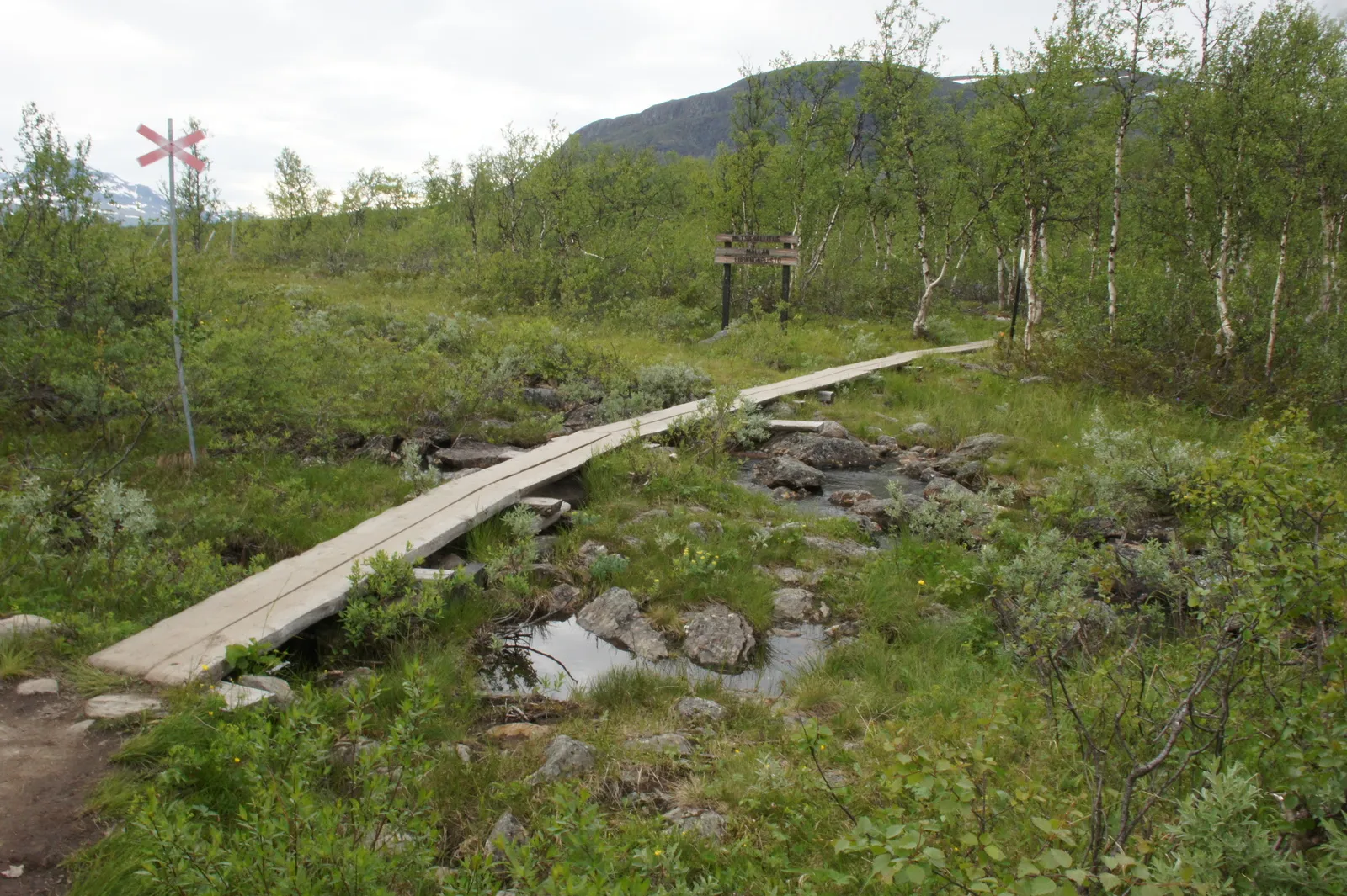 Border between Sweden and Finland nearby the Kolmen valtakunnan rajapyykki, 10.7