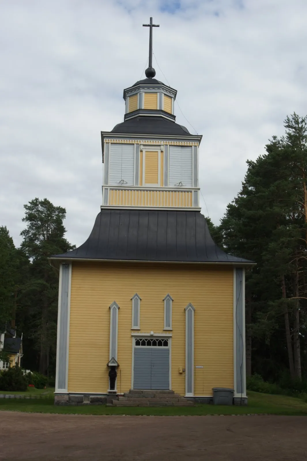 Muhos church, the oldest wooden church preserved in almost original shape (or so they say), built in 1634