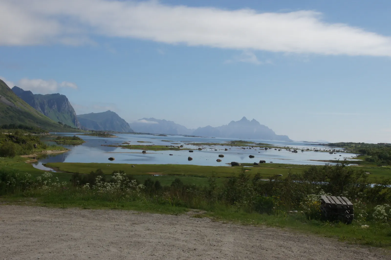 Driving around Vestvågøy