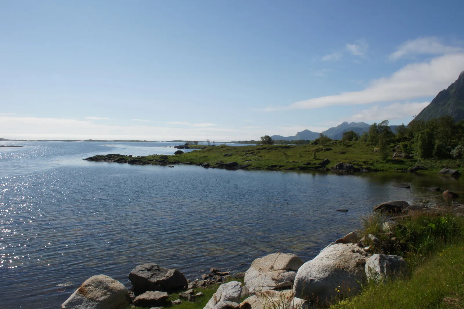 Driving around Vestvågøy