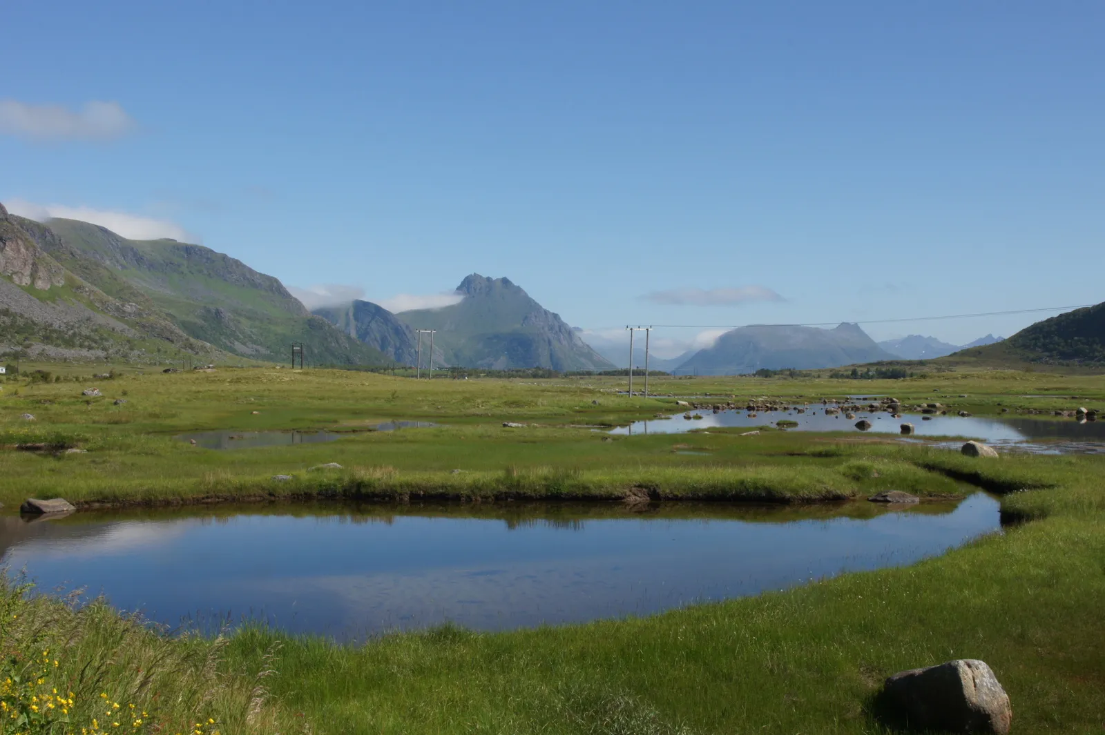 Driving around Vestvågøy