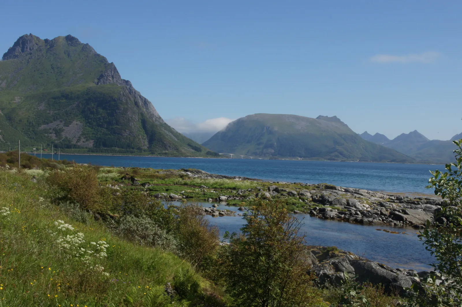Driving around Vestvågøy