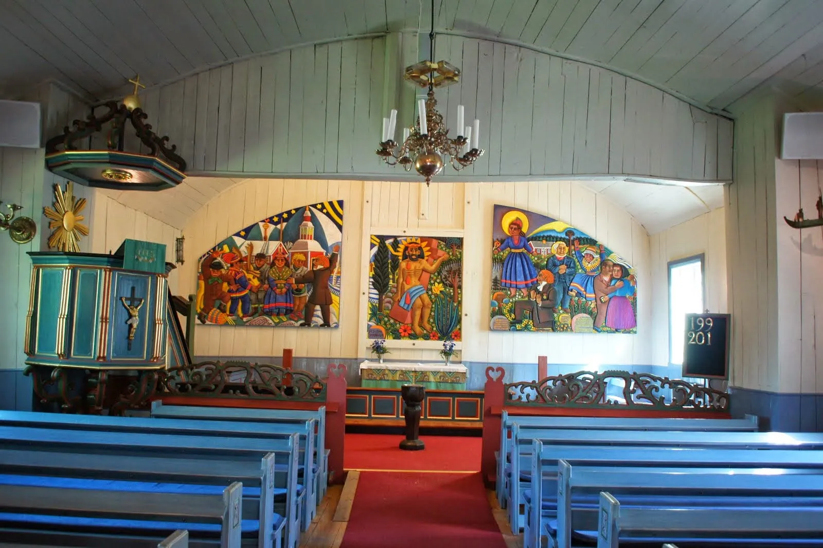 14.7 Jukkasjärven kirkko. Rakennettu vuonna 1608 // Jukkasjärvi church. Built in 1608