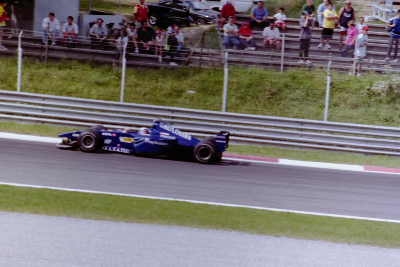 Olivier Panis on Prost Ap02 - Peugeot