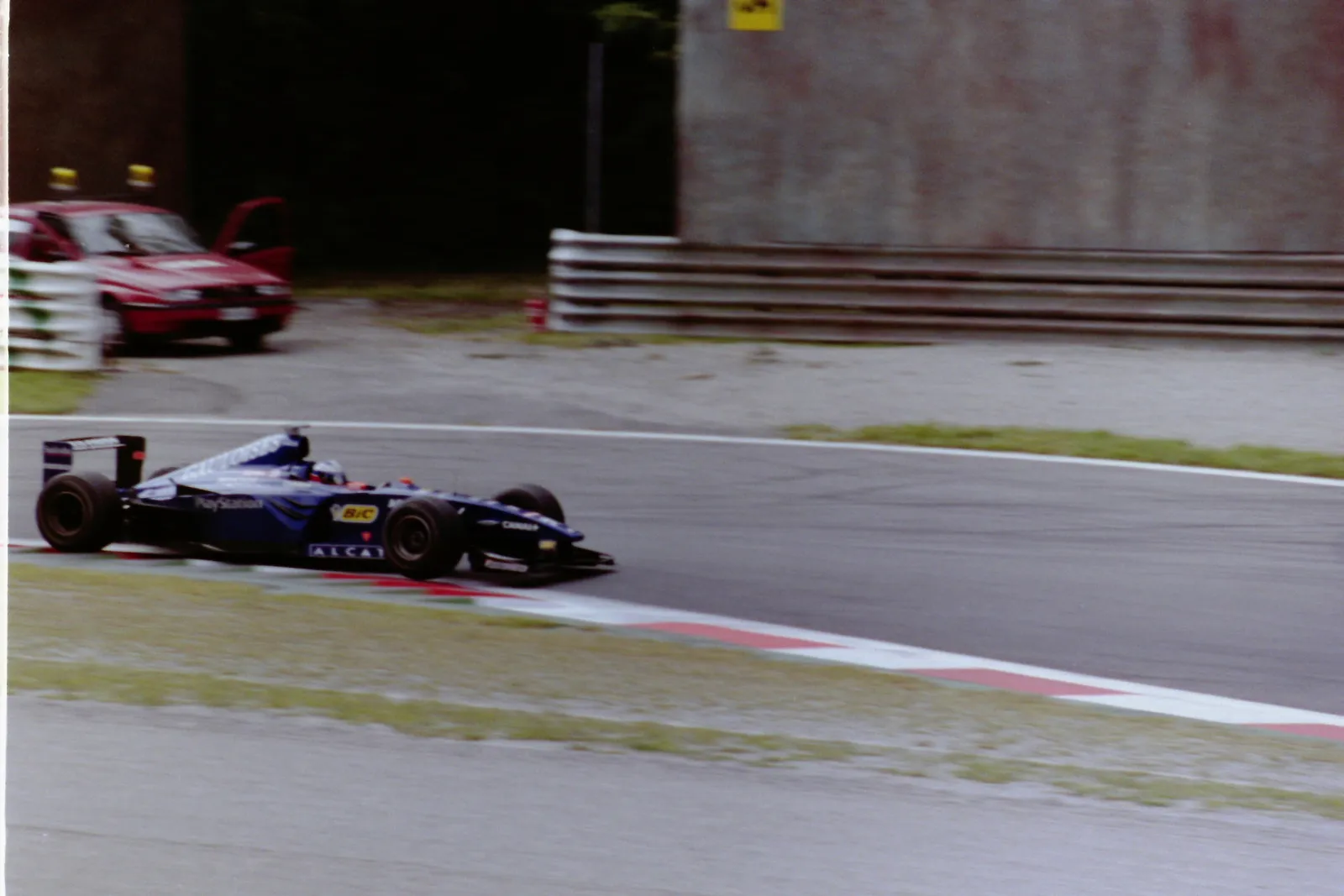 Olivier Panis on Prost Ap02 - Peugeot