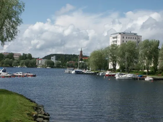 Savonlinna from the Lake