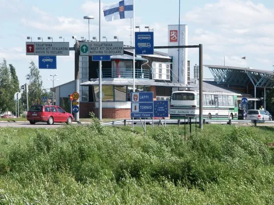 border, Swedish side