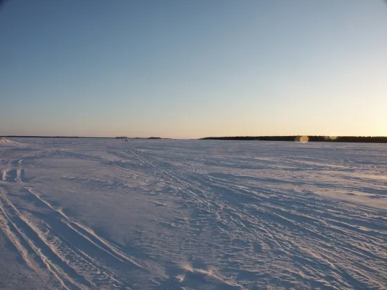 Frozen sea