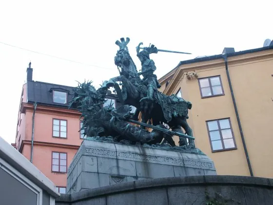 Monument in Österlånggatan