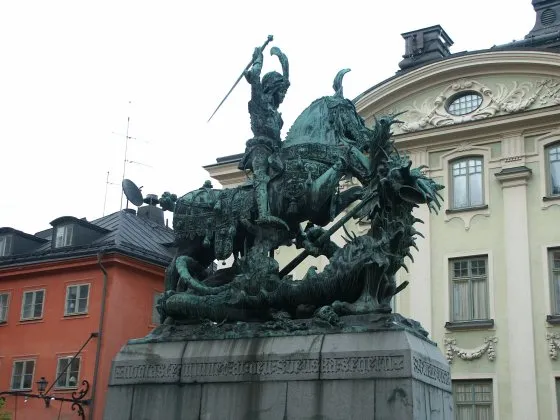 Monument in Österlånggatan