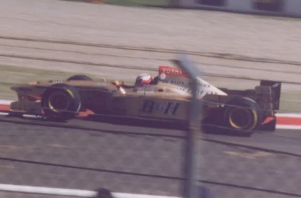 Martin Brundle on Jordan 196