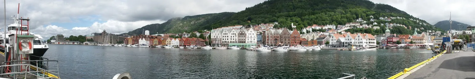 Bryggen from Strandkaiterminal
