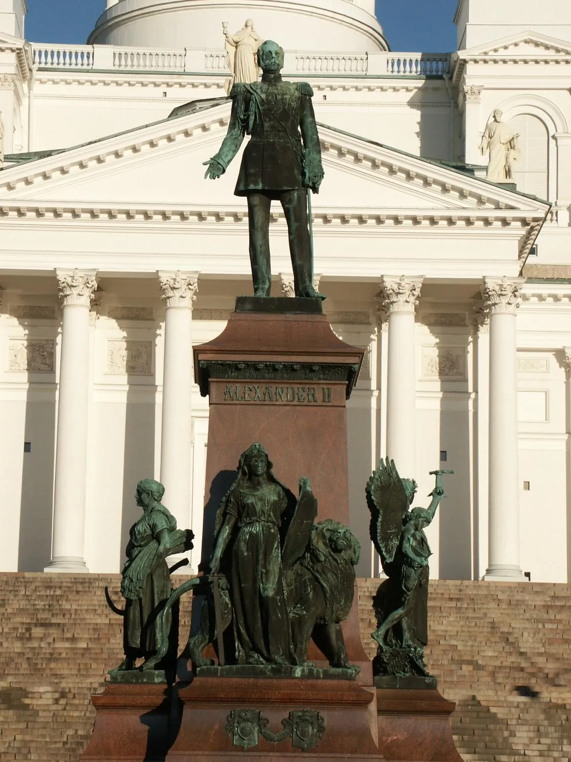 Tzar Alexander II statue