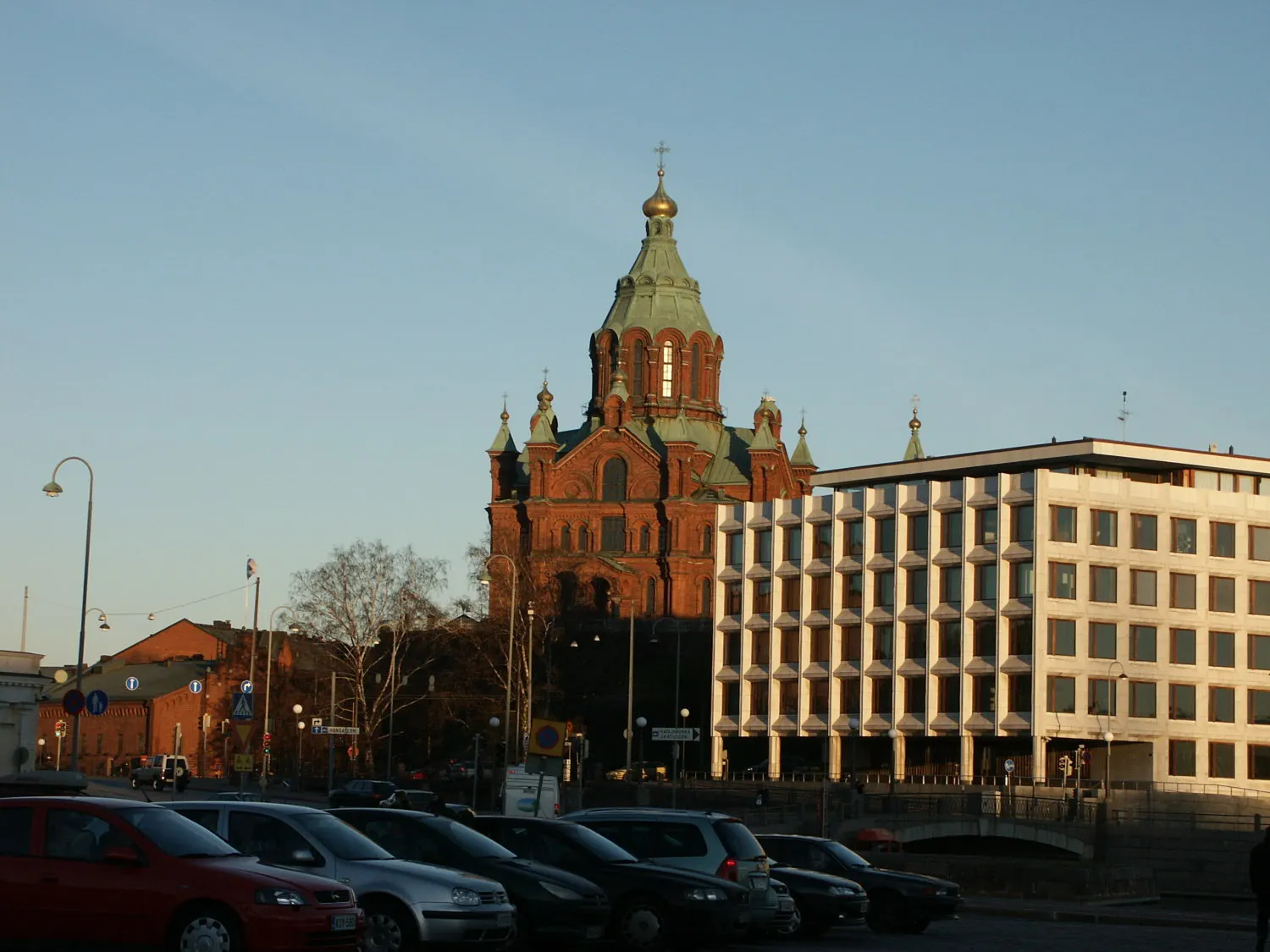 Uspenski Cathedral (in Helsinki old and new are very close!)