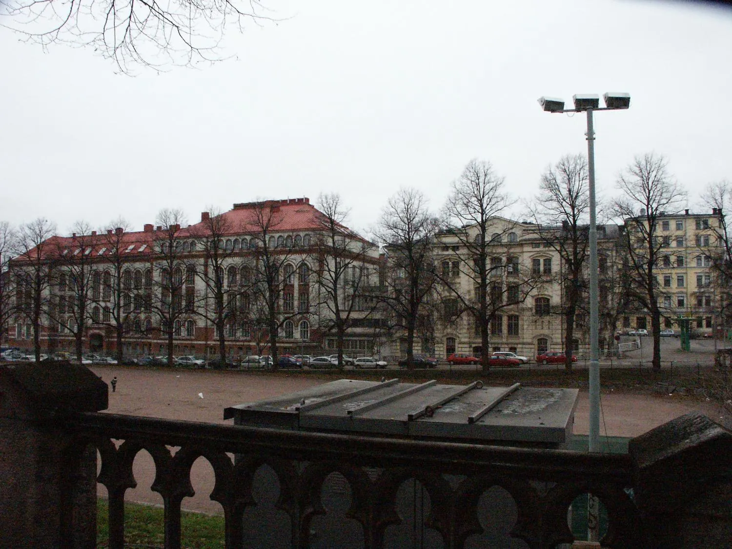 View of Yrjönkatu from Johanneksenpuisto
