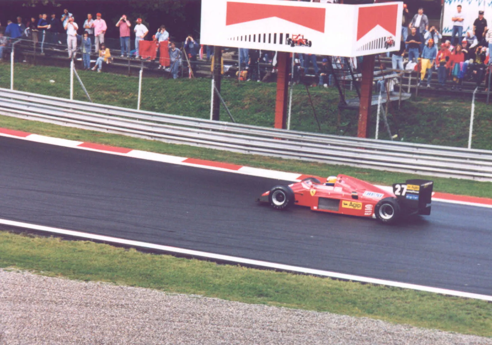 Michele Alboreto on Ferrari F1/86
