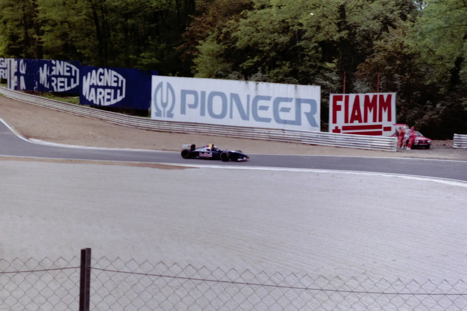 Heinz-Harald Frentzen on Sauber C14-Ford