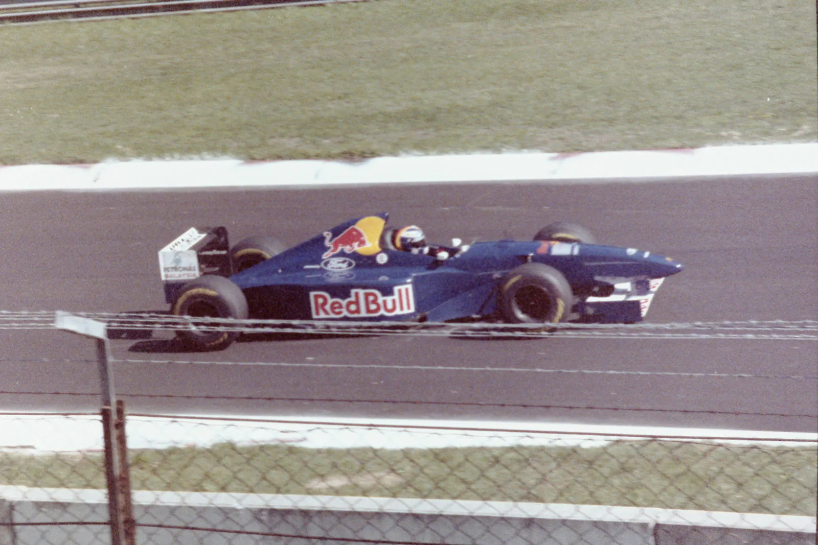 Heinz-Harald Frentzen on Sauber C14-Ford