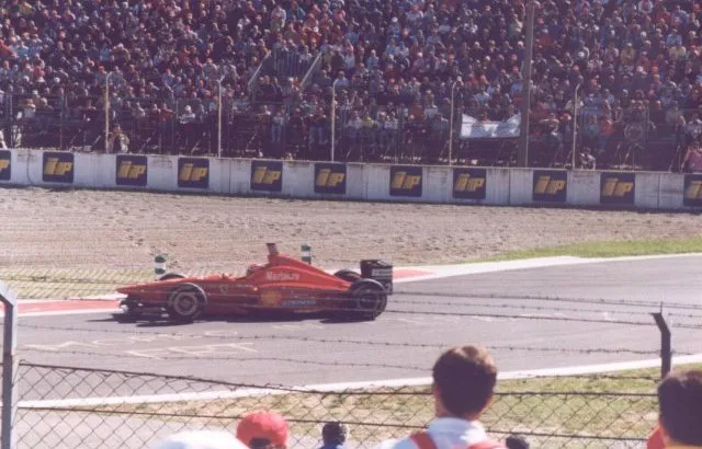 Eddie Irvine on Ferrari F310