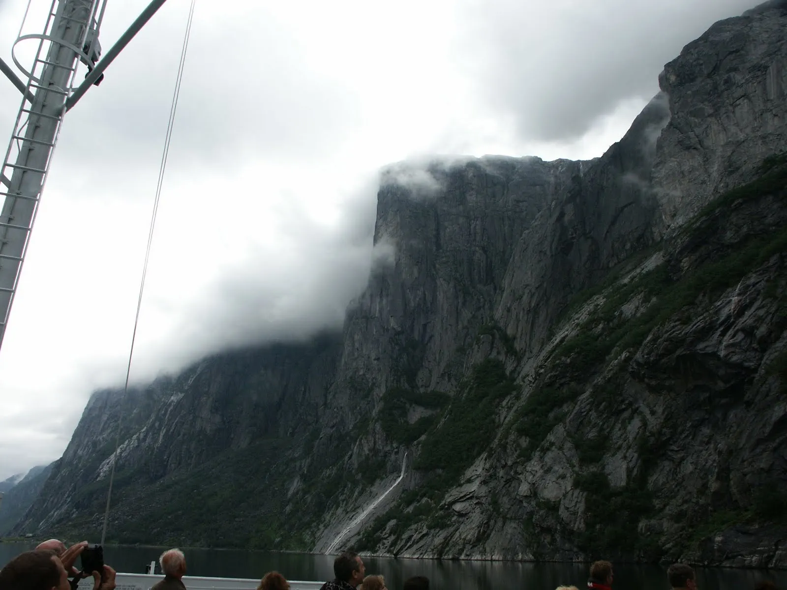 The highest mountain in the fjord
