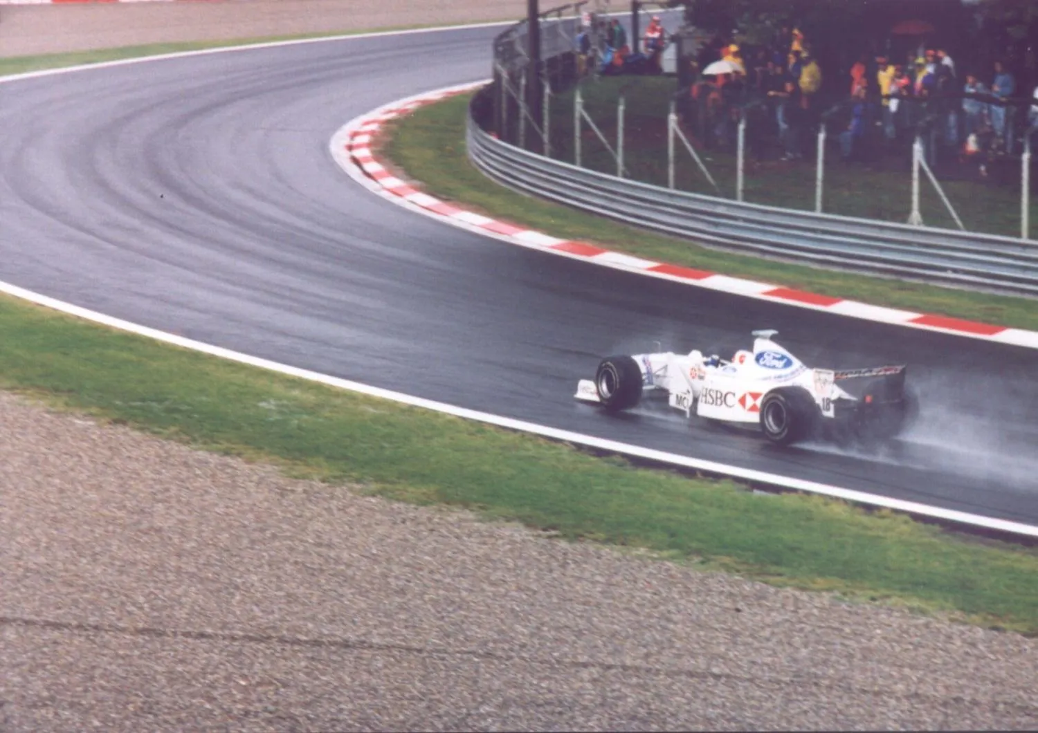 Rubens Barrichello on Stewart Sf-2