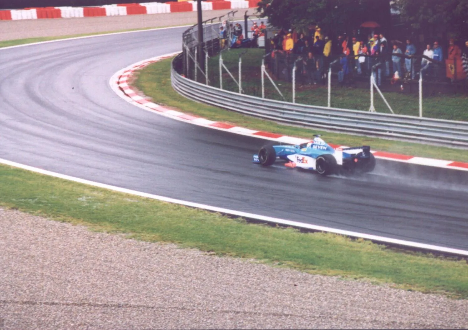 Giancarlo Fisichella on Benetton B198