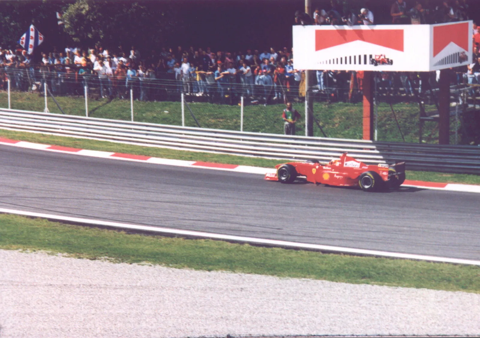 Michael Schumacher on Ferrari F300
