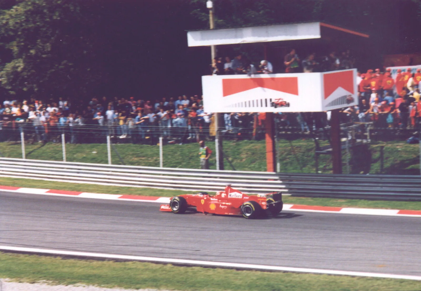 Eddie Irvine on Ferrari F300