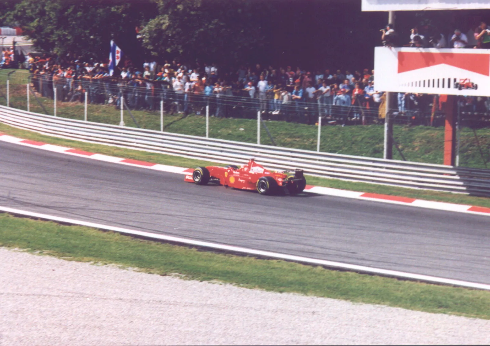 Eddie Irvine on Ferrari F300