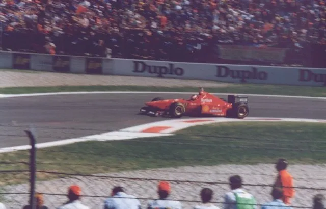 Michael Schumacher on Ferrari F310
