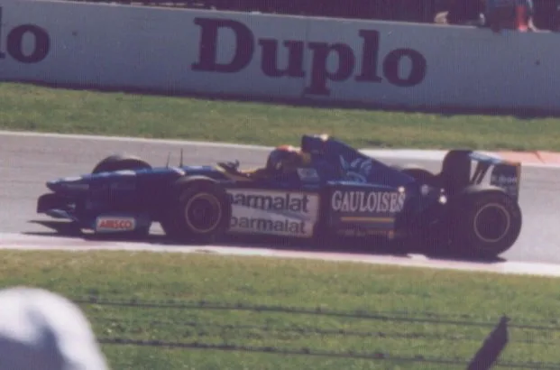 Aguri Suzuki on Ligier Js43