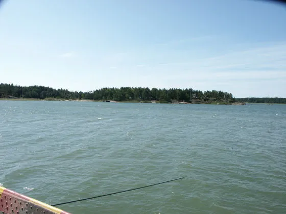 On the ferry from Palva to Velkuanmaa