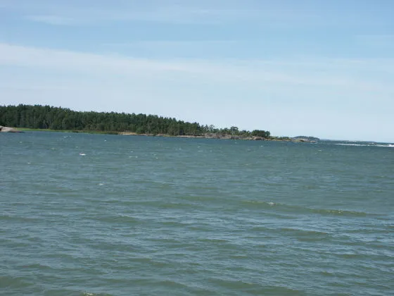 On the ferry from Palva to Velkuanmaa