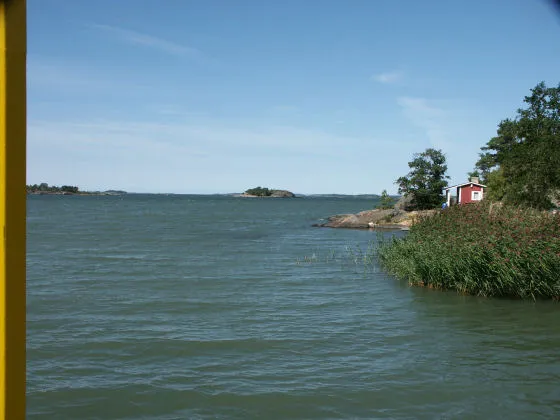 On the ferry from Palva to Velkuanmaa