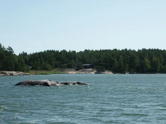On the ferry from Palva to Velkuanmaa