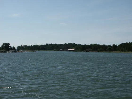 On the ferry from Palva to Velkuanmaa