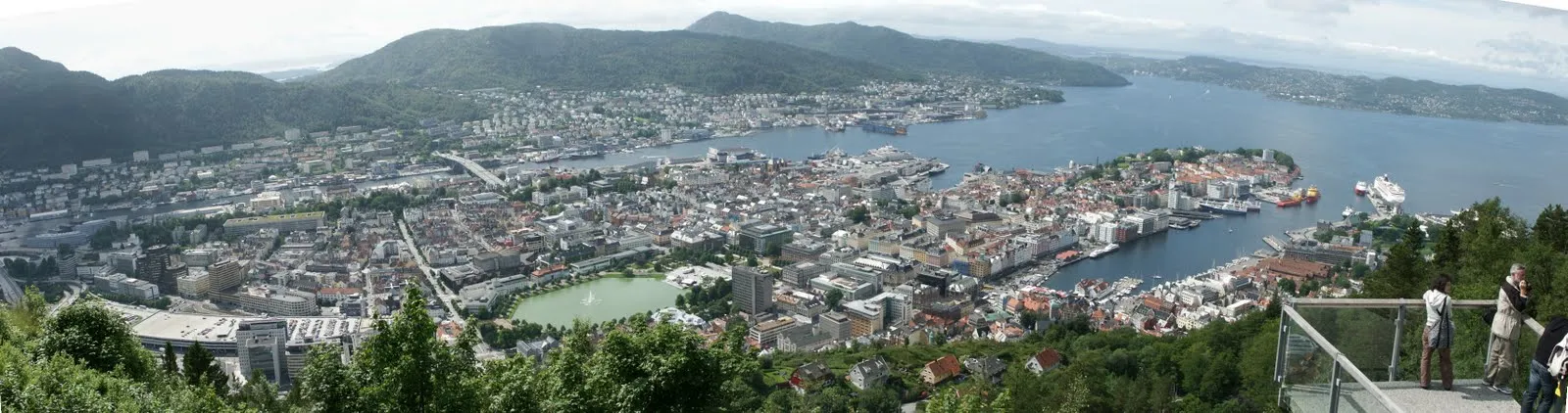 City from Fløyen